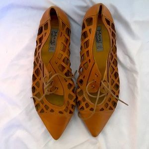 Mani - Donna Piu Camel Brown Flats
